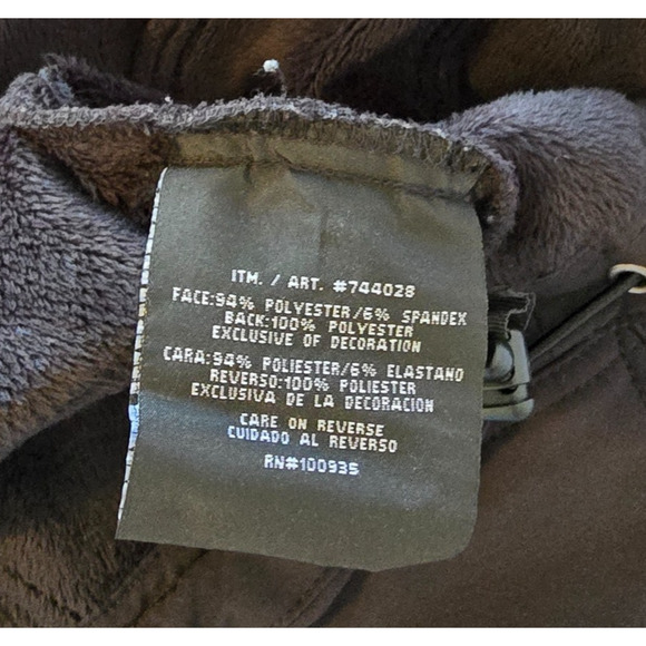 Double Diamond Jacket Women's L Black Full Zip Up Fleece Lined Soft Shell - Picture 5 of 16